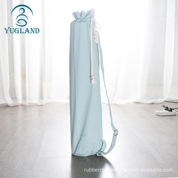 Yoga Mat Bag Carrier Durable Canvas Cotton Carry Strap Drawstring mini canvas bag for yoga